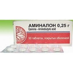 АМИНАЛОН 0,25 таблетки N50