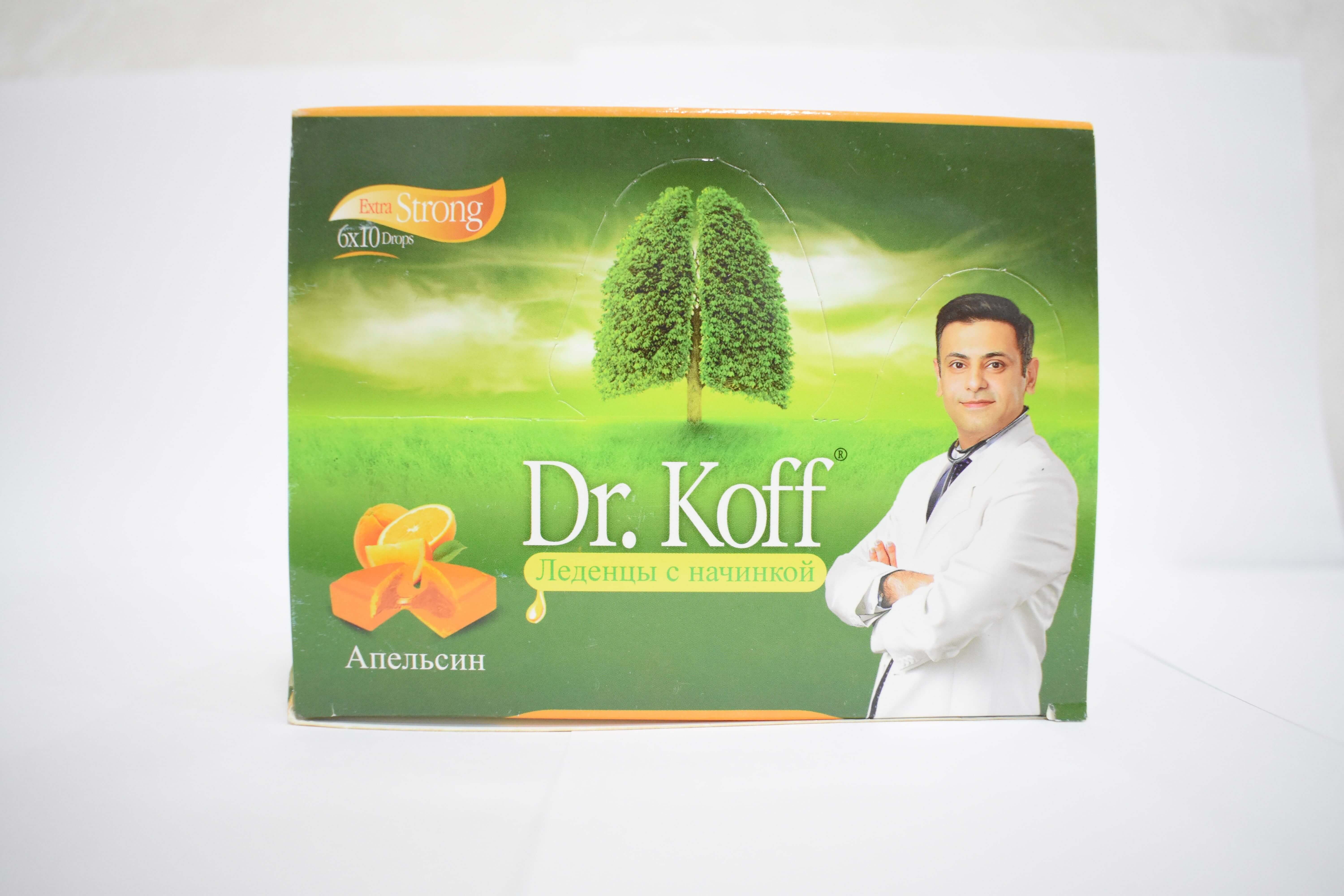 DR. KOFF пастилки со вкусом апельсина 4,5г N60