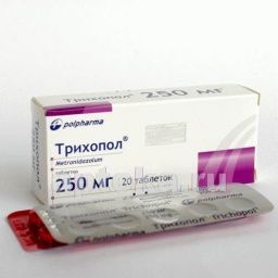 ТРИХОПОЛ 0,25 таблетки 0,25г N20